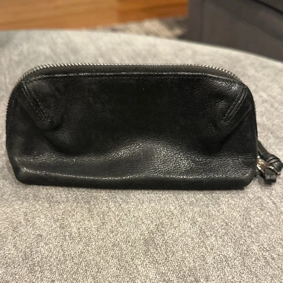 Proenza Schouler Black Leather Zip Pouch - Picture 4 of 6